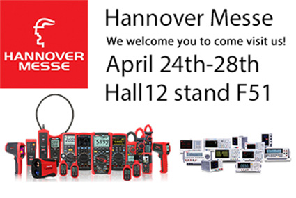 Hannover Messe 2017 UNI-T Hall 12 Stand F51