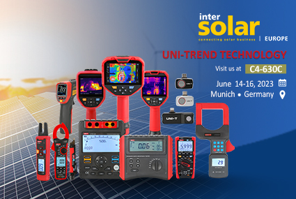 Come And Visit UNI-T At The Inter Solar Europe 2023 Germany, Visit Us At C4-630C